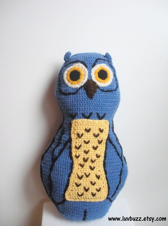 owl crochet throw pattern Crochet to Large in by Owl ship. Throw ready luvbuzz blue Pillow