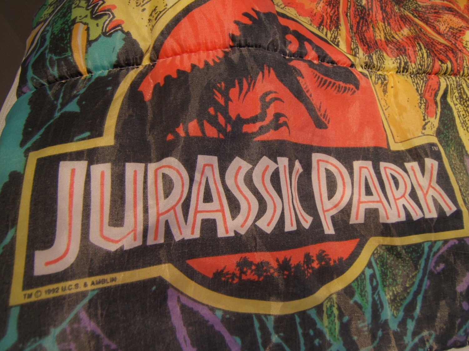 JURASSIC PARK Sleeping Bag 1992
