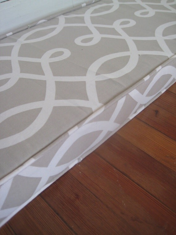 Custom Bench Cushion with Piping