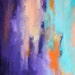 Autumn park - original oil painting - abstract landscape 9,5x12 inch SALE 25% OFF