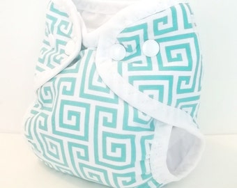 Newborn Pocket Cloth Diaper with umbilical cord snap