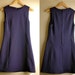vintage 60s mod navy blue scooter mini dress