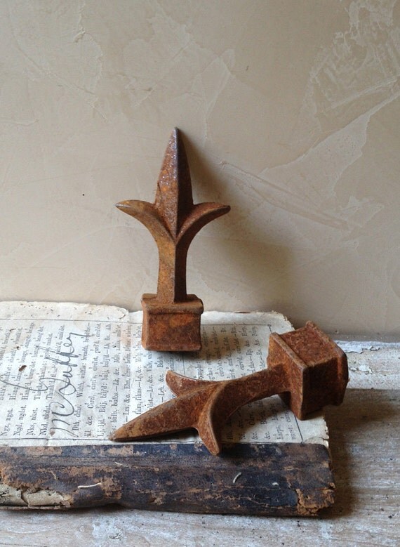 Vintage Antique Iron Fence Finial