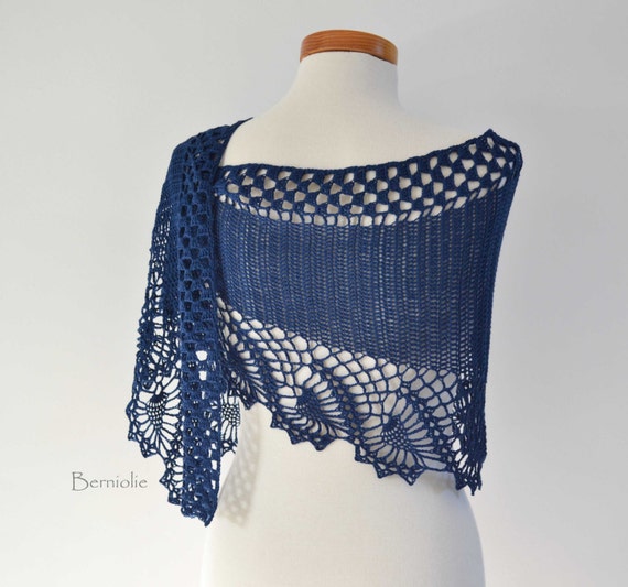 INSTANT DOWNLOAD, OSWIN, Crochet shawl pattern pdf