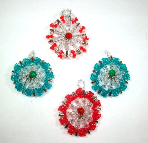 vintage beaded safety pin christmas ornaments 1970 s vintage beaded safety pin christmas ornaments 1970 s