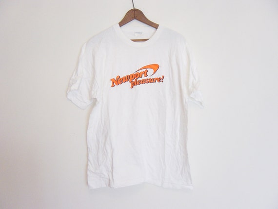 vintage early 90s newport cigarette t-shirt by VintageStore123