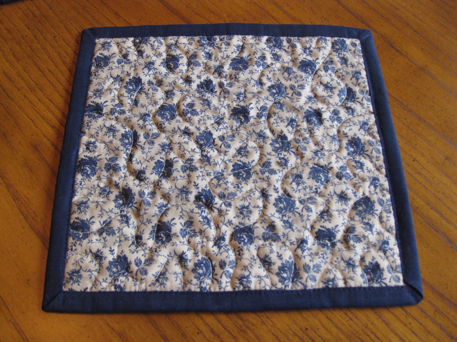 Americana Quilted Mug Rugs / Handmade Coasters by Quiltedhearts5