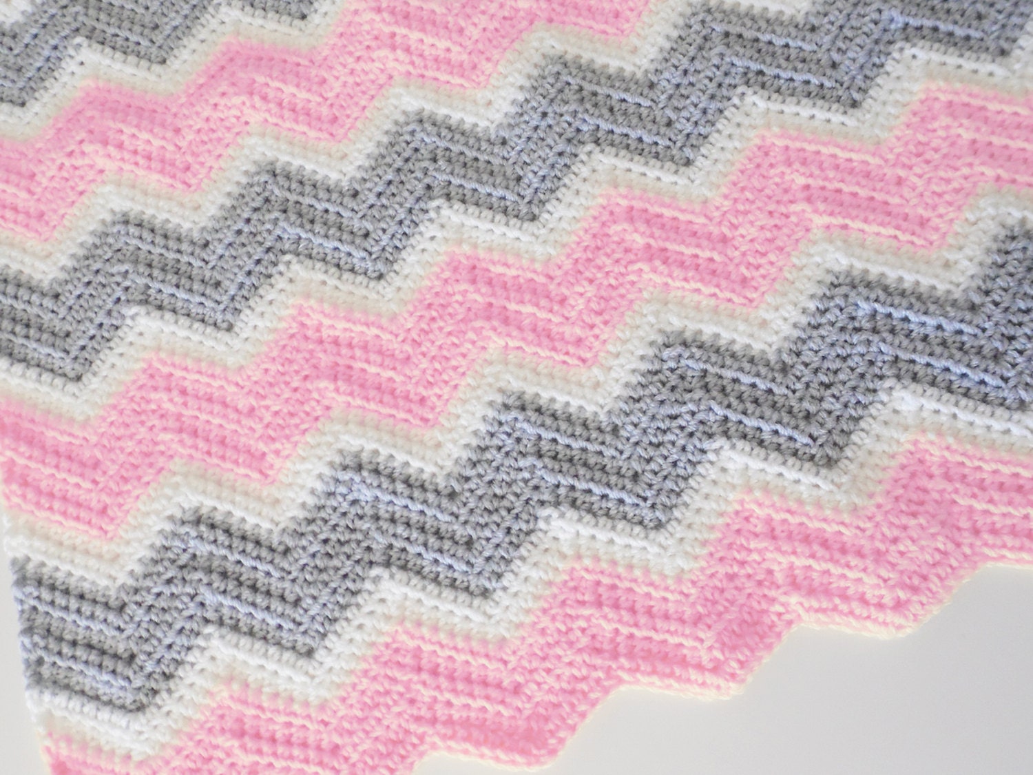 Download PDF Pattern for Chevron Baby Blanket