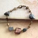 Healing Stone Bracelet Apatite Labradorite Gemstone Jewelry Blue Purple Meditation, Inner Vision