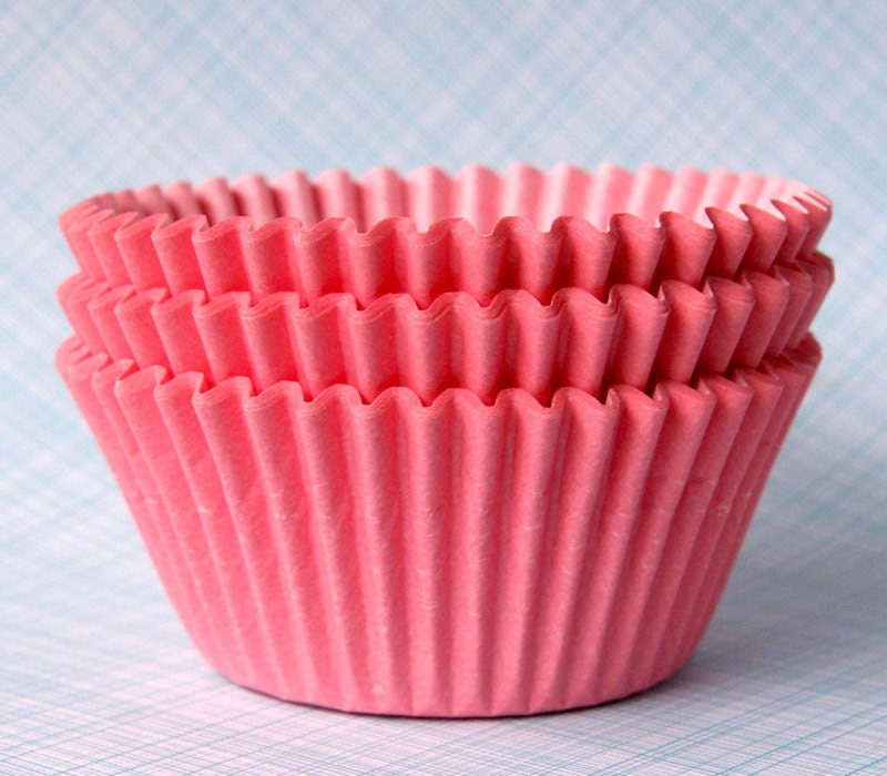 Cupcake Liners Light Pink Cupcake Papers 45 by sweetestelle