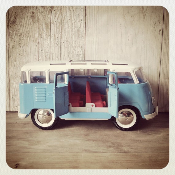 Buddy L Volkswagen Bus Buddy L Buddywagen Volkswagon Bus Van Blue Pressed Steel