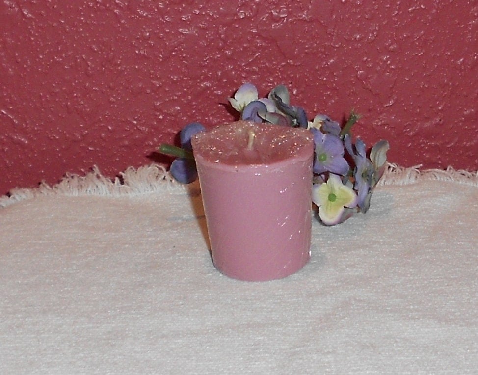 Four Christmas Mulberry Scented Wax Votive Candle Soy