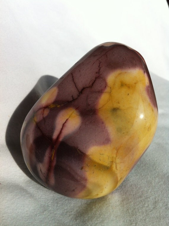 Mookaite Crystal Purple Yellow Polished