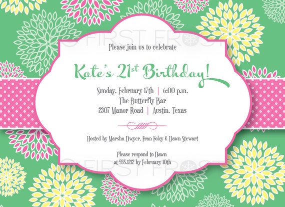 Birthday Lunch Invitation 6