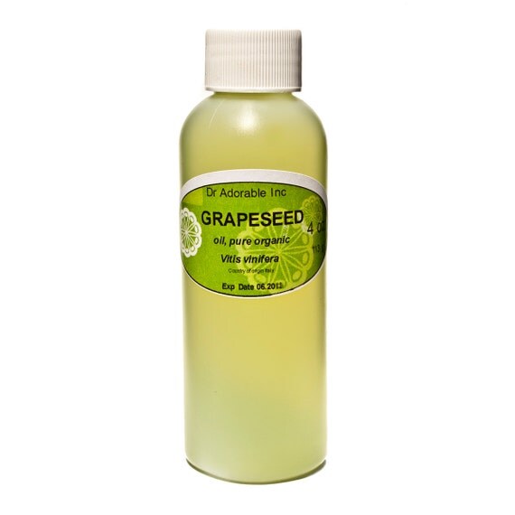 4 OZ Pure Grapeseed Oil Organic by kessil2000 on Etsy