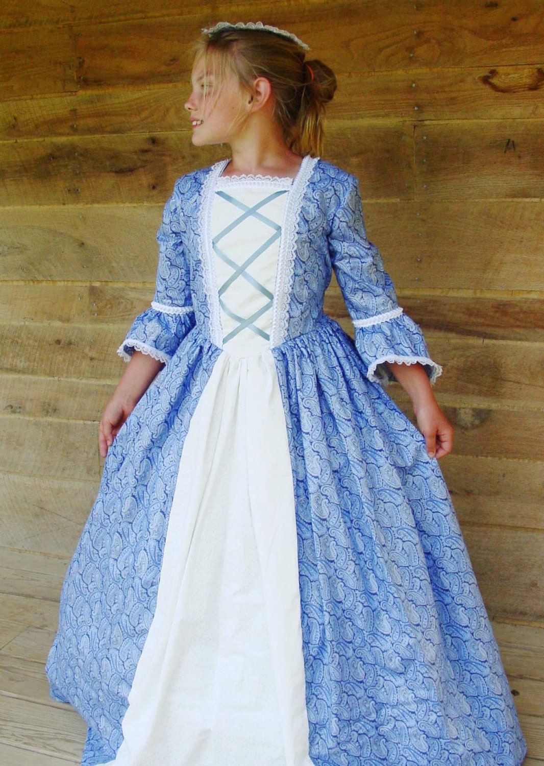 Historical Handmade Modest American Colonial Pioneer Girl