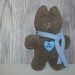Valentine's day be mine cat plush gift / blue grey stuffed animal toy / gifts for lover friend Valentine