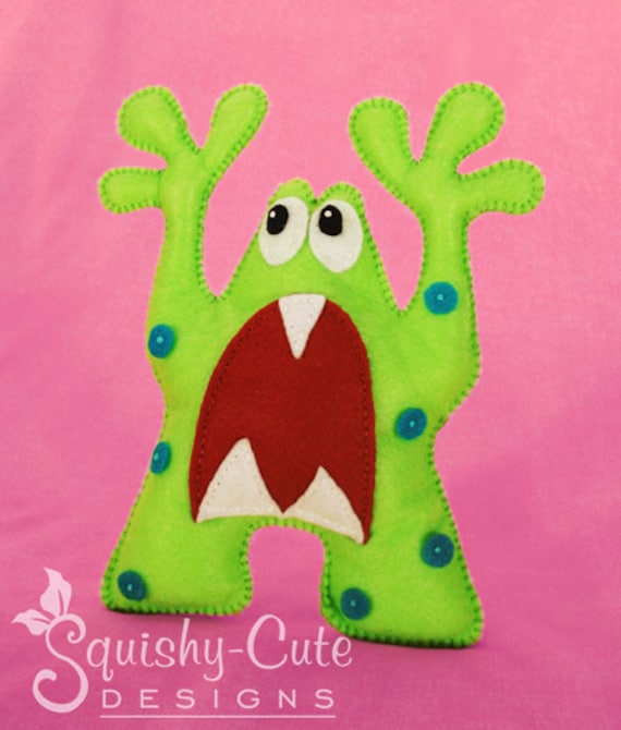 tutorial sewing monster Sewing Monster & PDF Freddy Tutorial Pattern Out Freaked
