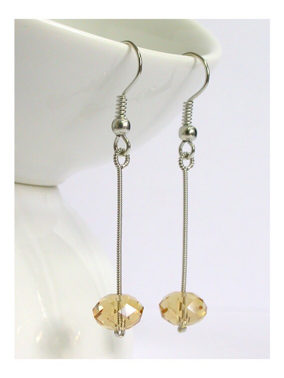 Acupuncture Needle Earrings / Jewelry by rockpaperneedles on Etsy