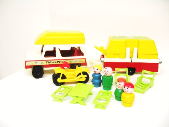 fisher price camping set vintage