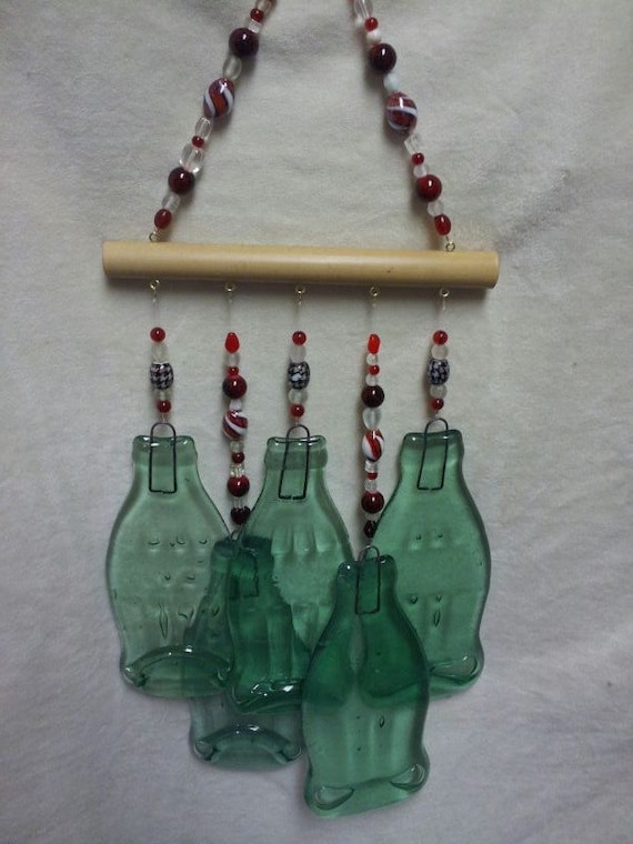 Items Similar To Coca Cola Wind Chime Glass E Bottle Items Similar To Coca Cola Wind Chime Glass E Bottle Windchime On