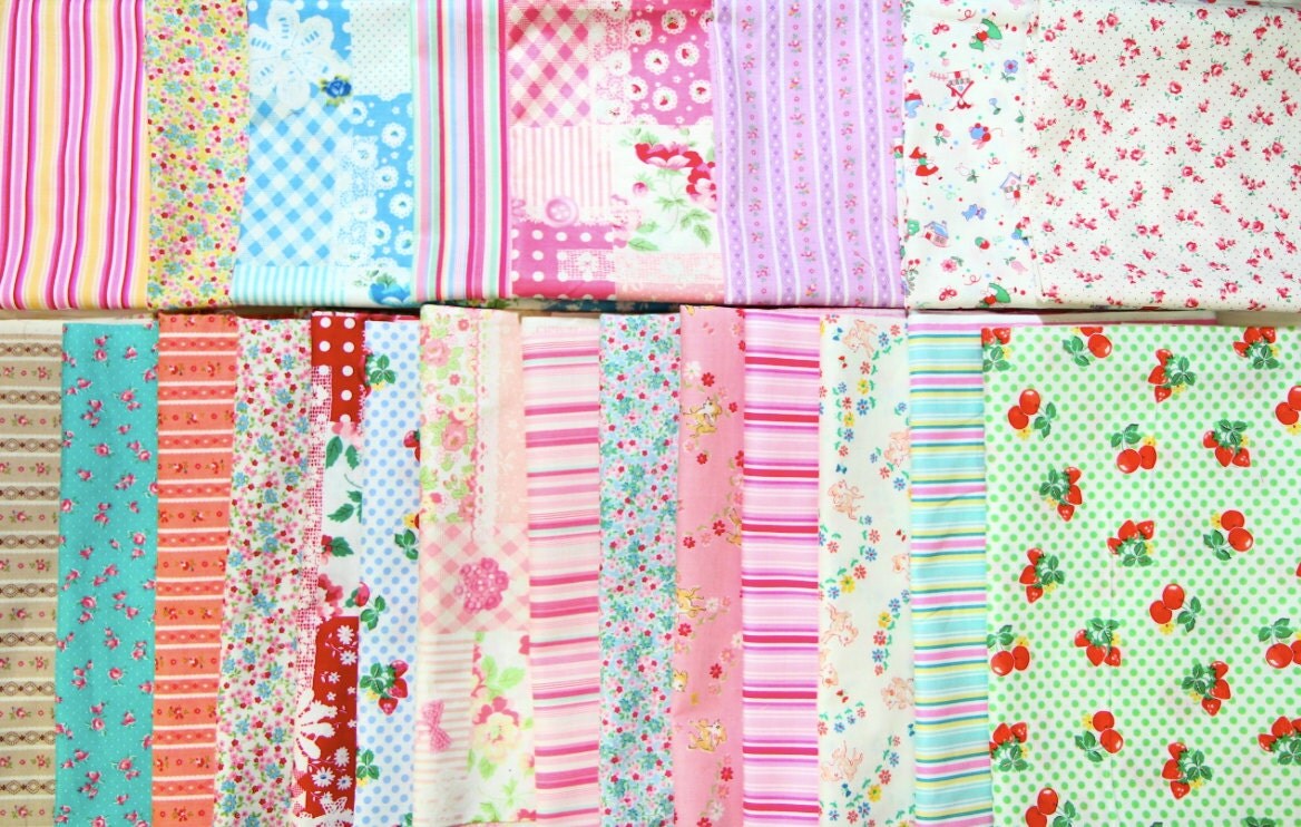 Old new 30 s Lecien fabric and Atsuko Matsuyama by TokyoFabric