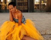 Couture Long Tulle Skirt. Women's adult tutu