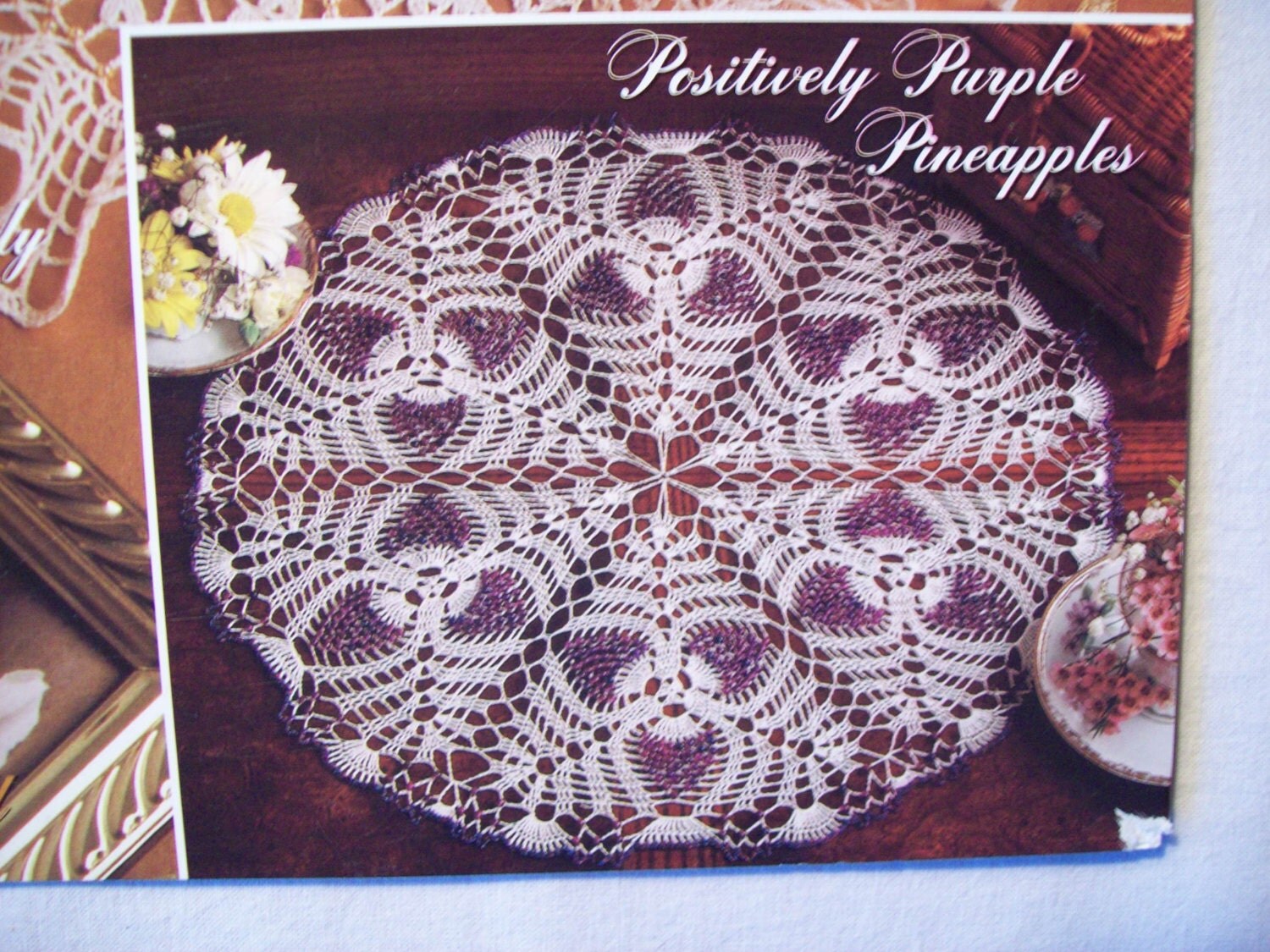 Crochet Beaded Doily Patterns Crochet Beadazzling Doilies