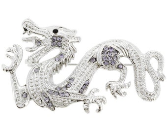 Provence Lavender Dragon Pin Brooch 1002892