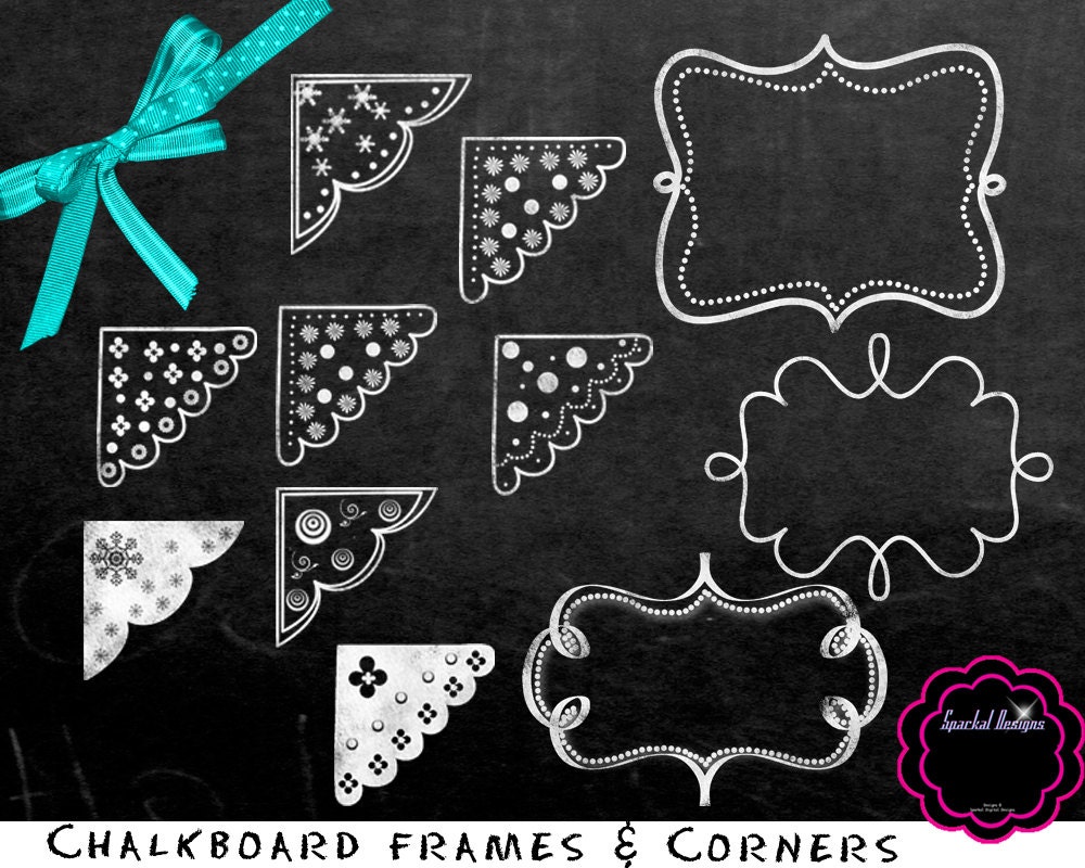 chalkboard frames clipart - photo #40