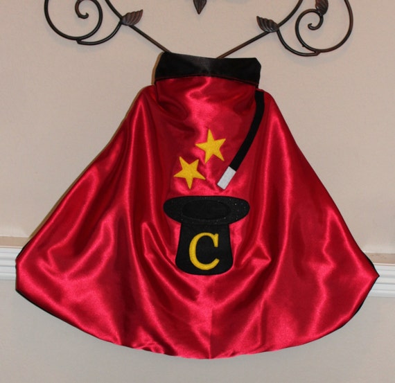 Items similar to REVERSIBLE Magician’s Cape CUSTOMIZED with Name and