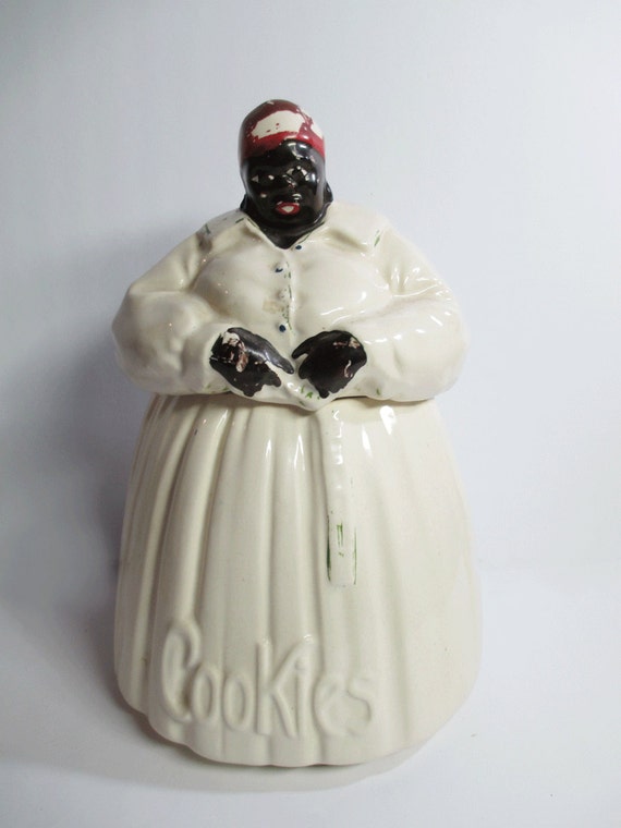 Vintage McCoy Mammy Cookie Jar Black Americana Collectible