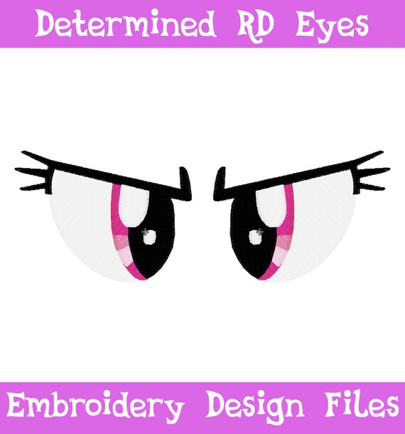 pes files rainbow dash determined eyes embroidery machine