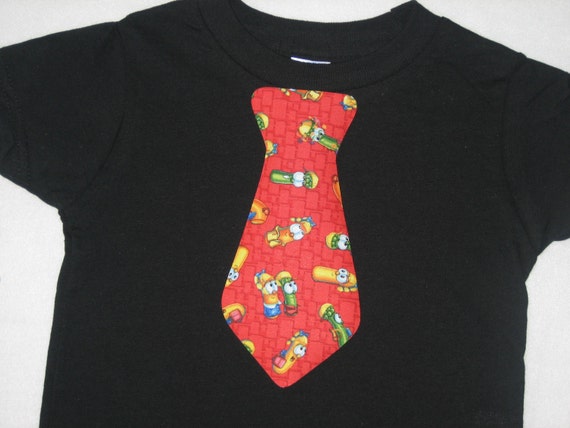 Veggie Tales Tie Shirt by BubblesandBugs on Etsy