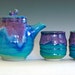 New Moon Tea Set, Ceramic Tea set, ceramics and pottery