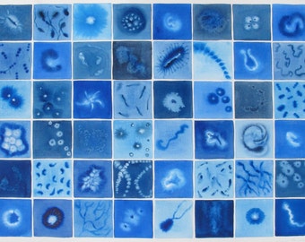 Fantasia Biologica - original watercolor painting