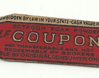Octagon soap coupons