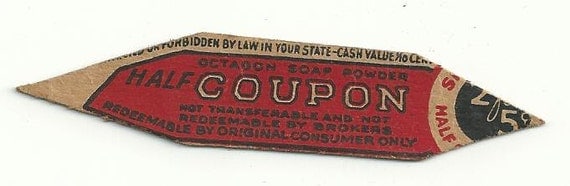 Octagon soap coupons