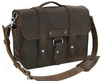 17" Brown Tahoe Voyager Laptop Bag -