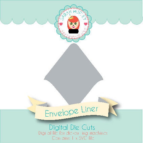 Envelope Liner SVG Die Cutting File by Sarah Hurley for Bevin