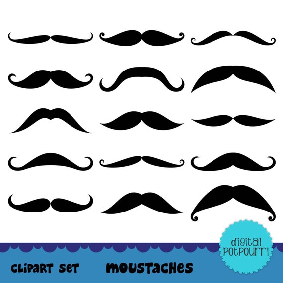 baby mustache clip art - photo #40