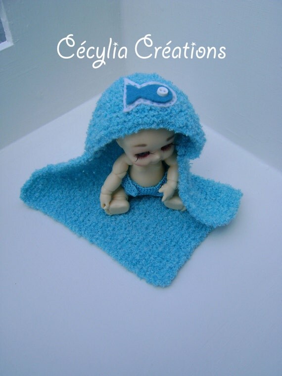 124. French and english knitting pattern PDF Bath robe and