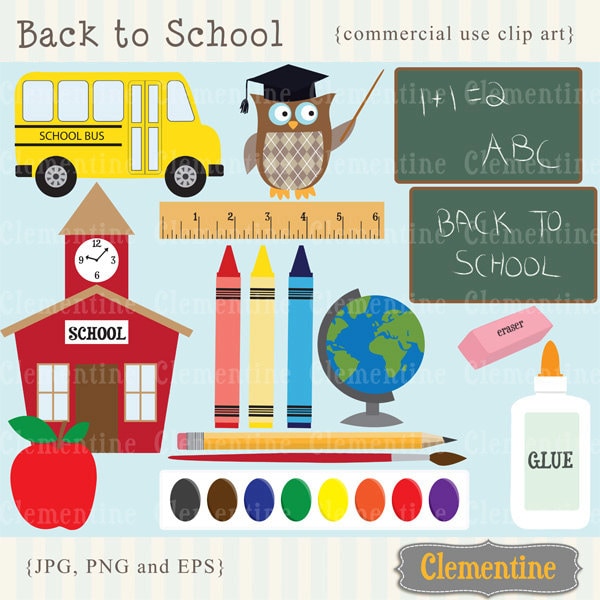 clip art pictures back to school - photo #36