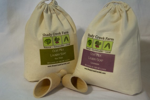 Goat Milk Laundry Soap - 64-128 Loads - YOUR CHOICE of SCENT.....Shady Creek Farm