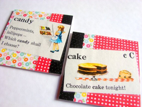 Coaster Set  Vintage Dictionary Definition  Cake by mimiandlucy