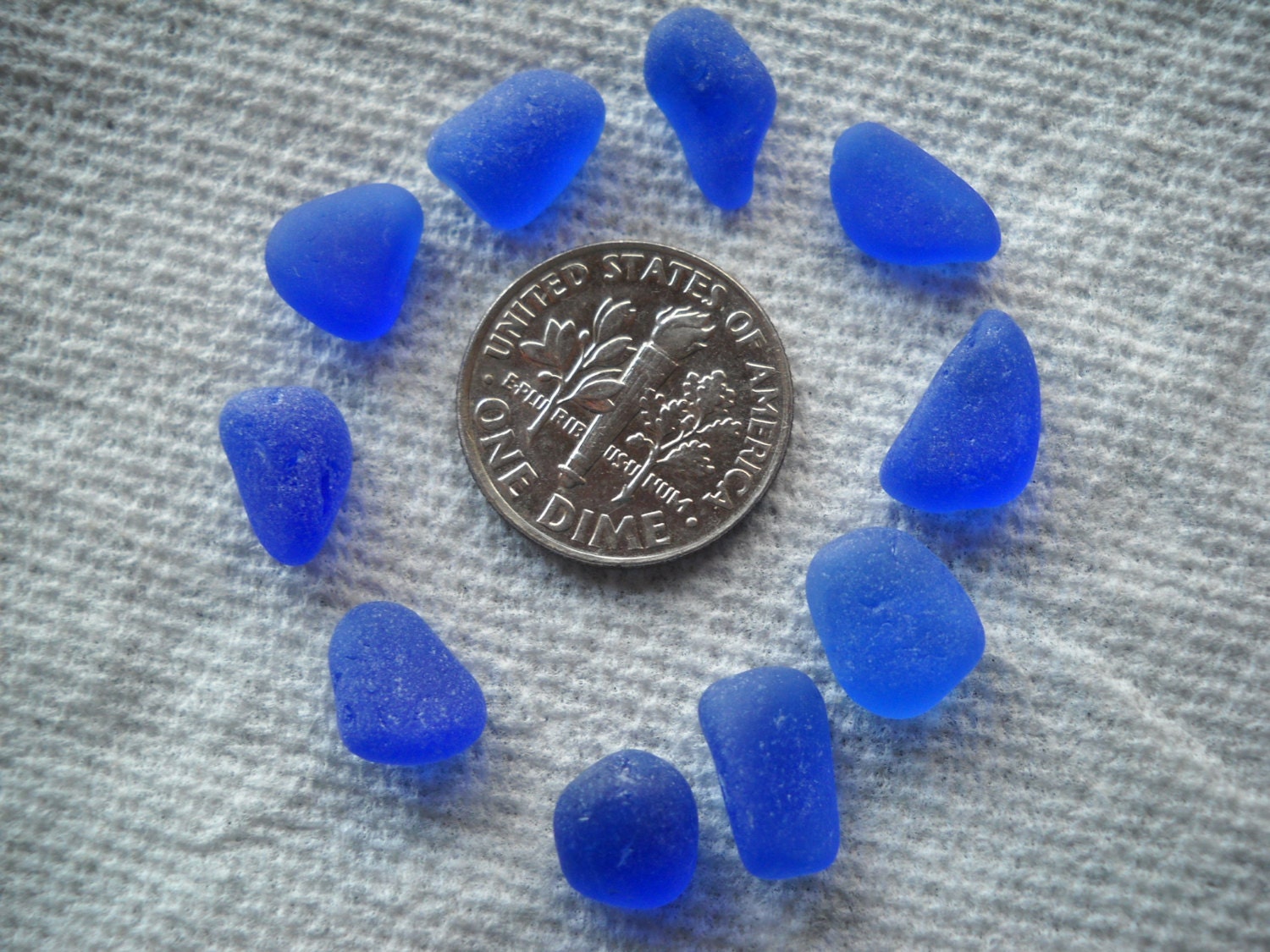 Genuine Sea Glass Cobalt Blue From The Pacific Northwest