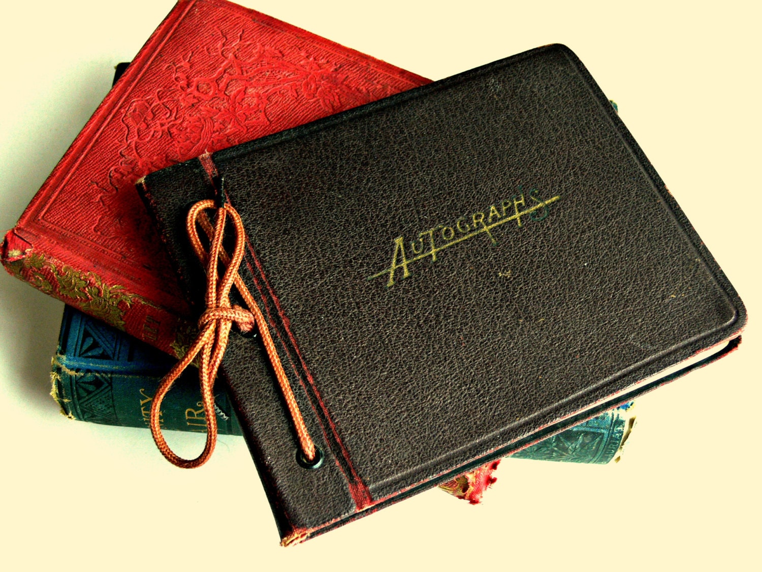 Vintage Autograph Book Unused Mid Century