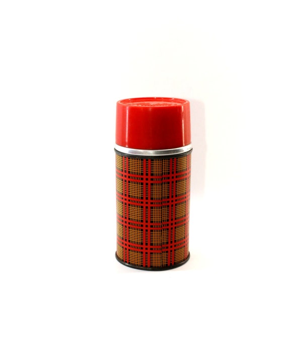 Tartan Aladdin Thermos Flask Tartan Metal Thermos by Aladdin