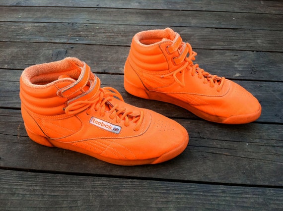 reebok freestyle hi neon