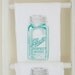 Antique ball canning jar flour sack dish towels
